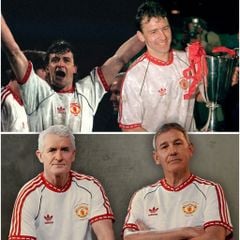 ÁO BÓNG ĐÁ MANCHESTER UNITED 1991 SÂN KHÁCH TRẮNG CHÍNH HÃNG JF0376
