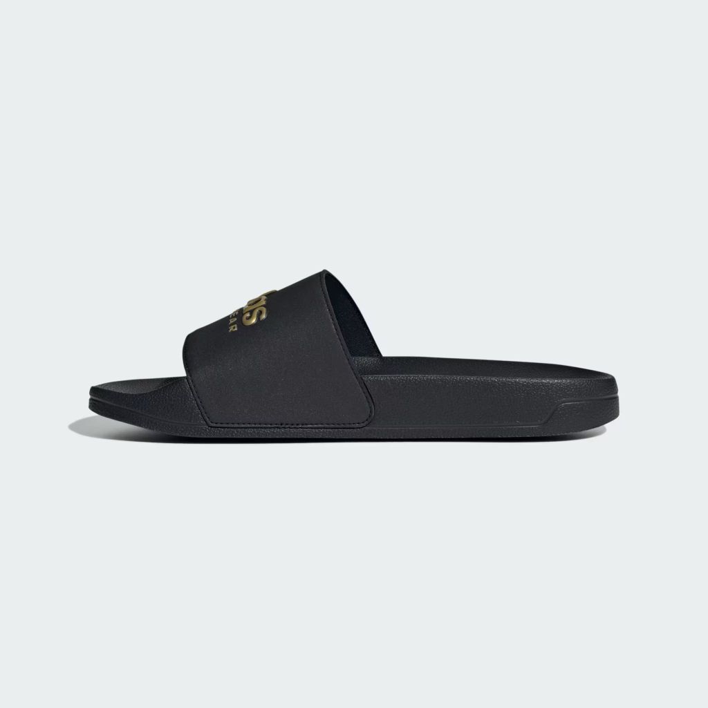 DÉP ADILETTE ĐEN CHỮ VÀNG GOLD II0018