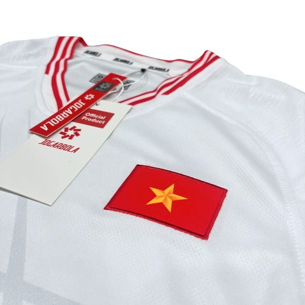 BỘ ĐẤU ĐỘI TUYỂN VIỆT NAM 2024 CHÍNH HÃNG SÂN KHÁCH PLAYER TRẮNG