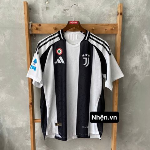 ÁO ĐẤU JUVENTUS 2024/25 HÀNG THÁI SÂN NHÀ ĐEN TRẮNG PLAYER