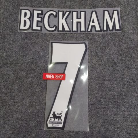 [REMAKE] NAMESET BECKHAM #7 MANCHESTER UNITED SÂN NHÀ - NGOẠI HẠNG ANH TỪ 1997 - 2007