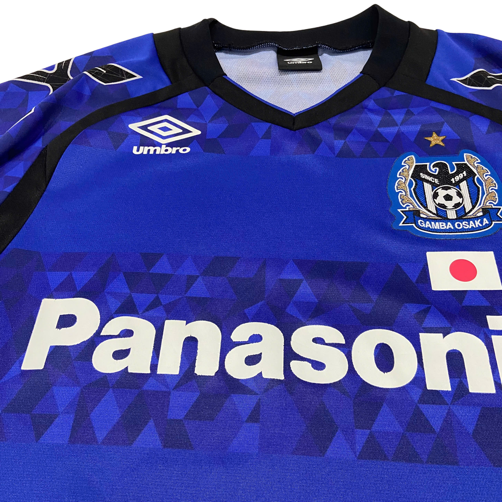 ÁO ĐẤU GAMBA OSAKA GIẢI AFC 2017 CHÍNH HÃNG SÂN NHÀ GIẢI AFC - UDS6716HC - SIZE M ( JAPAN )