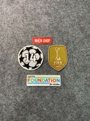 [AUTHENTIC - CHÍNH HÃNG] SET PATCH UCL + FIFA 2022 MÙA GIẢI 2023/24 - REAL MADRID