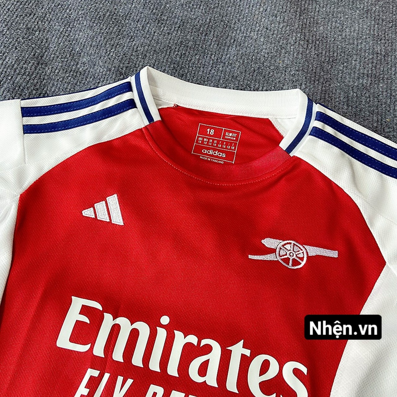 BỘ ĐẤU TRẺ EM ARSENAL 2024/25 HÀNG THÁI SÂN NHÀ ĐỎ FAN