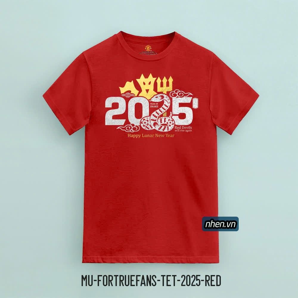 ÁO THUN MU05 - MU TẾT 2025 - FORM SUÔNG