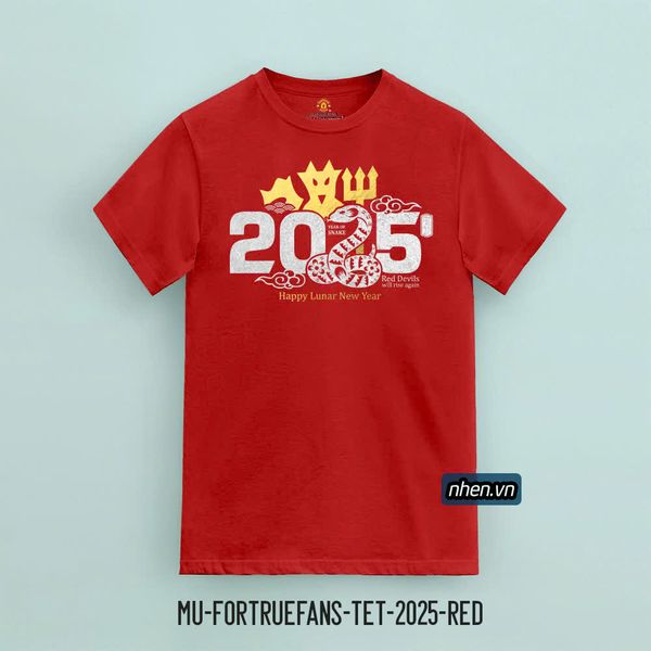 ÁO THUN MU05 - MU TẾT 2025 - FORM SUÔNG