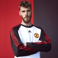ÁO SWEATER MANCHESTER UNITED TEAMGEIST CHÍNH HÃNG - H64071 - SIZE M ( UK )
