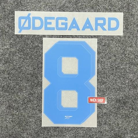 NAMESET ODEGAARD 8 AUTHENTIC ARSENAL SÂN KHÁCH XANH LÁ 2023/24 UCL & FA CUP