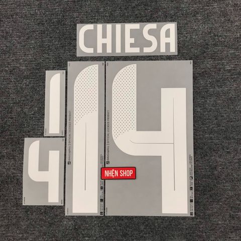 [AUTHENTIC - CHÍNH HÃNG] NAMESET CHIESA#14 ITALY SÂN NHÀ 2024-25