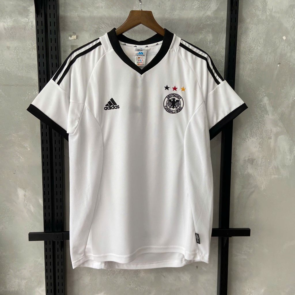 ÁO ĐẤU ĐỨC 2002 RETRO HÀNG THÁI SÂN NHÀ TRẮNG