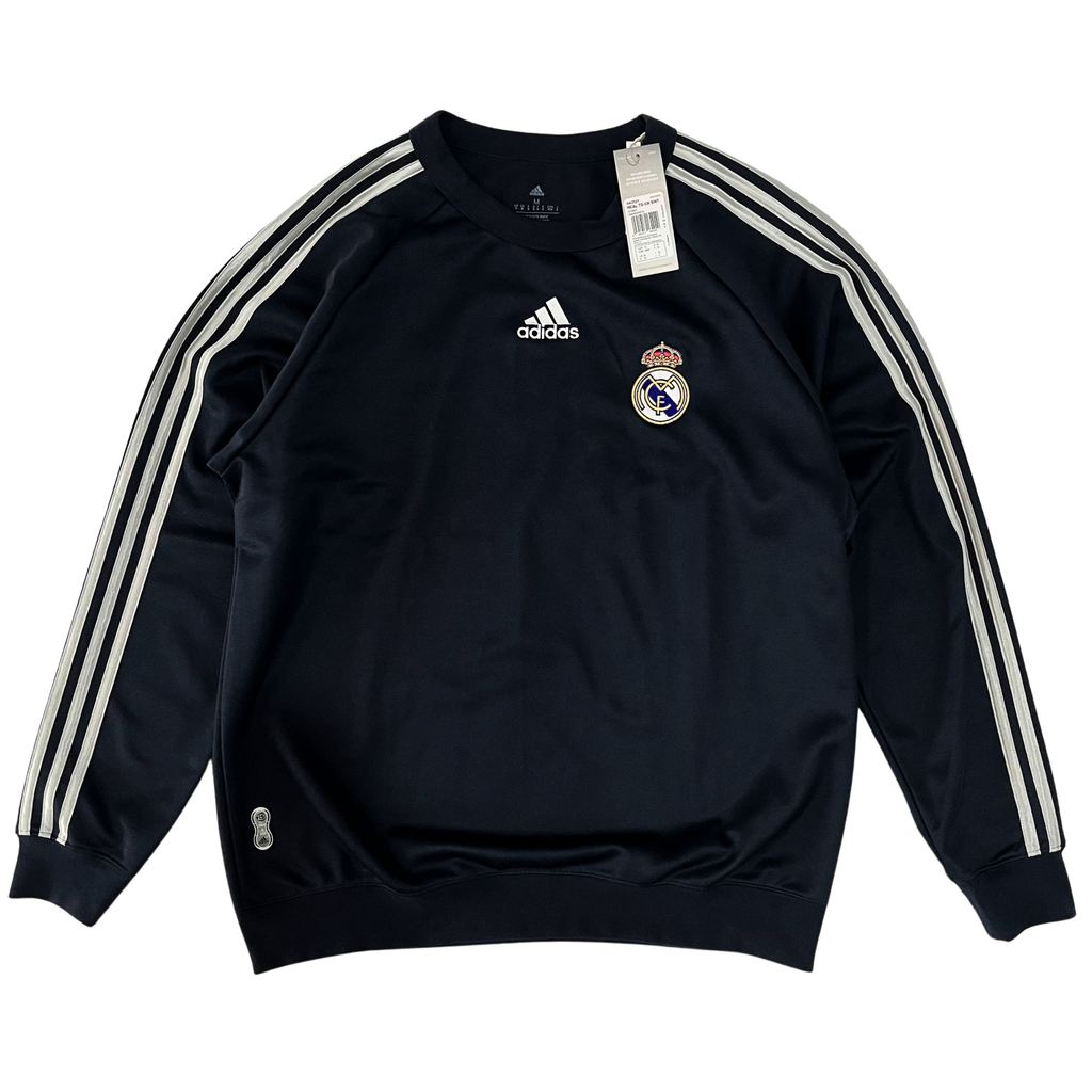 SWEATER REAL MADRID TEAMGEIST CREWNECK CHÍNH HÃNG - HA2531 - SIZE M ( UK )