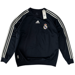 SWEATER REAL MADRID TEAMGEIST CREWNECK CHÍNH HÃNG - HA2531 - SIZE M ( UK )