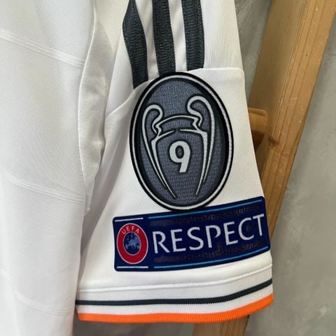 ÁO ĐẤU REAL MADRID 2013/14 RETRO HÀNG THÁI SÂN NHÀ TRẮNG IN LOGO C1 & KAKA' #8