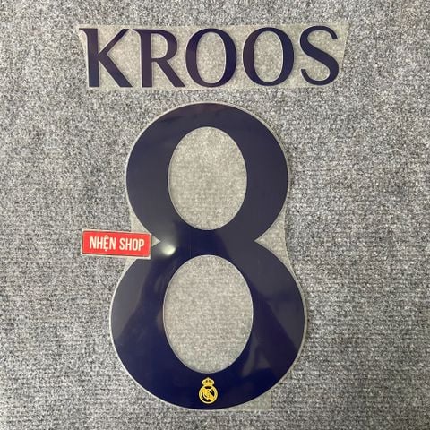 NAMESET KROOS 8 AUTHENTIC REAL MADRID SÂN NHÀ 2023/24 UCL