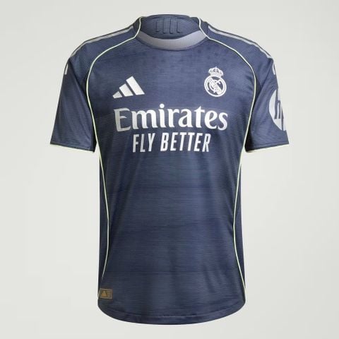 ÁO BÓNG ĐÁ REAL MADRIID 2025/26 SÂN KHÁCH FAN CHÍNH HÃNG JJ4182