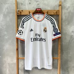 ÁO ĐẤU REAL MADRID 2013/14 RETRO HÀNG THÁI SÂN NHÀ TRẮNG IN LOGO C1 & KAKA' #8