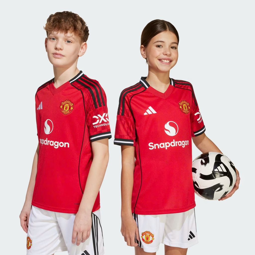 ÁO BÓNG ĐÁ SÂN NHÀ MANCHESTER UNITED MÙA GIẢI 25/26 TRẺ EM - JP3013