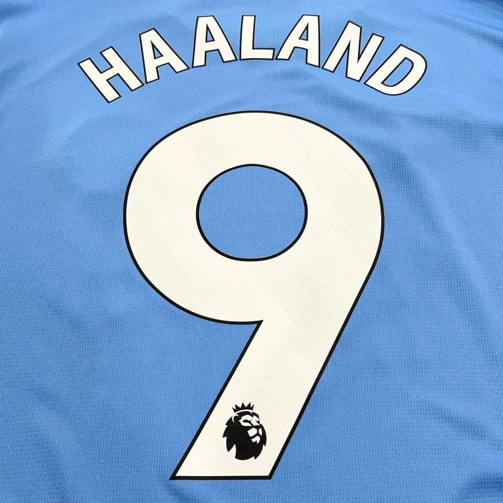 ÁO ĐẤU MAN CITY 2024/25 CHÍNH HÃNG SÂN NHÀ BẢN FAN IN HAALAND #9 EPL - 775075_01 - SIZE (L)