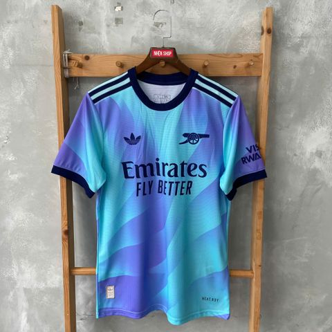 ÁO ĐẤU ARSENAL 2024/25 HÀNG THÁI SÂN KHÁCH THỨ BA XANH PLAYER