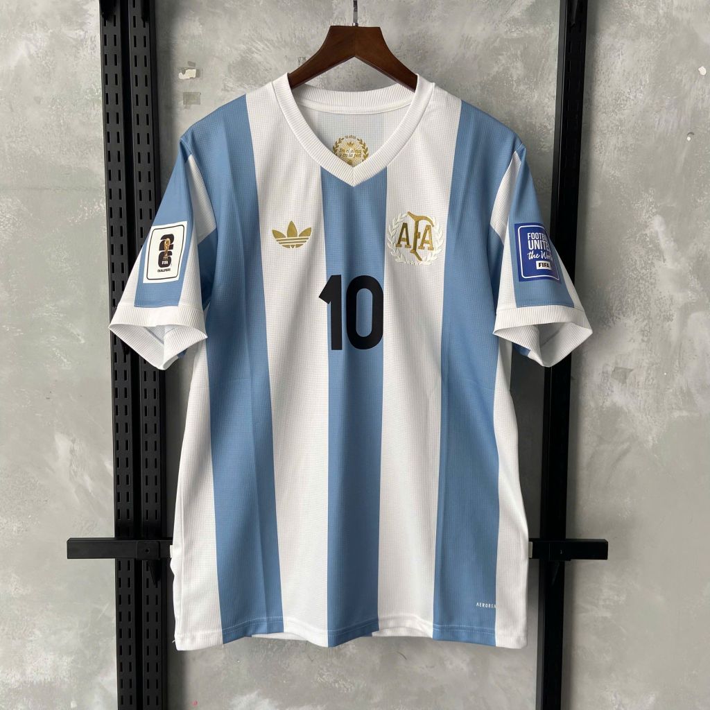 ÁO ĐẤU ARGENTINA KỈ NIỆM 50 NĂM 2025/26 HÀNG THÁI TRẮNG PLAYER