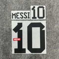 NAMESET MESSI #10 ARGENTINA SÂN NHÀ 2022