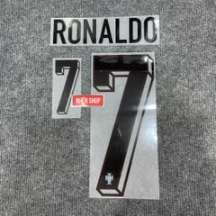 [AUTHENTIC - CHÍNH HÃNG] NAMESET RONALDO #7 PORTUGAL SÂN KHÁCH 2024-25