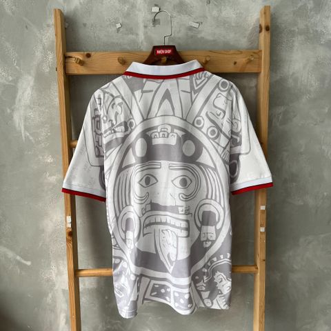 ÁO ĐẤU MEXICO 1998 RETRO HÀNG THÁI SÂN KHÁCH TRẮNG