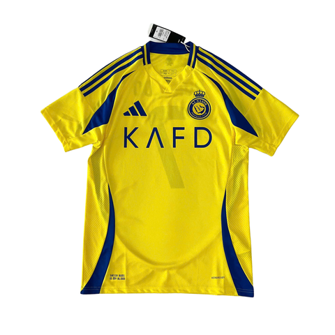 ÁO ĐẤU AL NASSR 2024/25 CHÍNH HÃNG SÂN NHÀ BẢN FAN IN RONALDO #7- JP0463
