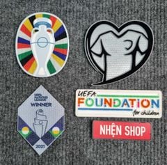 [AUTHENTIC - CHÍNH HÃNG] UEFA Euro 2024 Qualifying Patch Set (2021 Nations League Winners) - 22-23 France