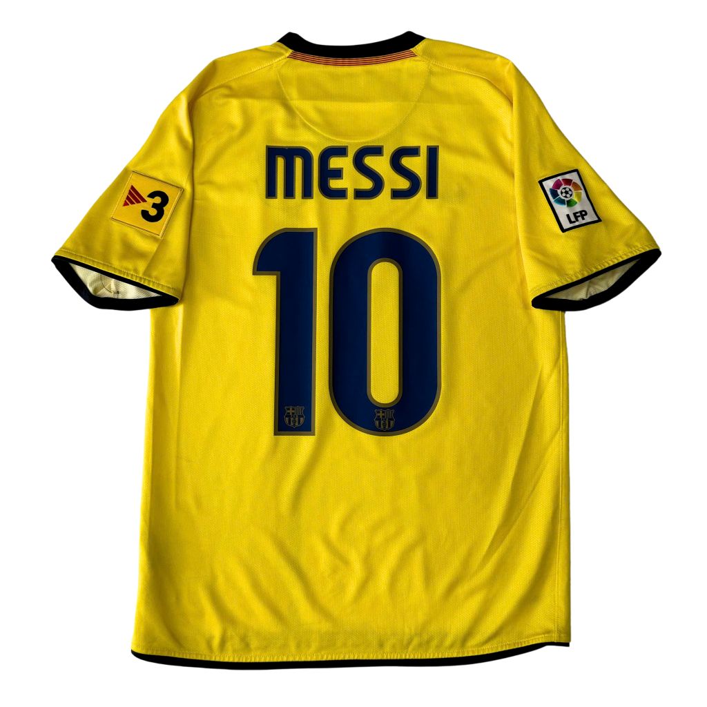 ÁO BÓNG ĐÁ BARCELONA 2008/09 CHÍNH HÃNG SÂN KHÁCH MESSI #10 - SIZE S