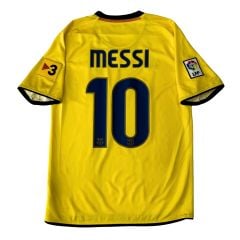 ÁO BÓNG ĐÁ BARCELONA 2008/09 CHÍNH HÃNG SÂN KHÁCH MESSI #10 - SIZE S