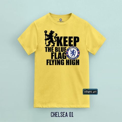 ÁO THUN KEEP THE BLUE FLAG FLYING HIGH CHELSEA VÀNG