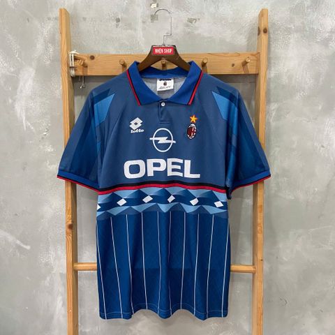 ÁO ĐẤU AC MILAN 1995/96 RETRO HÀNG THÁI SÂN KHÁCH XANH