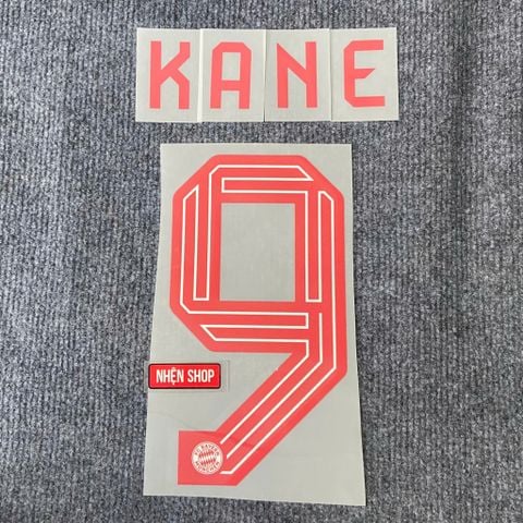 NAMESET KANE 9 AUTHENTIC BAYERN MUNICH SÂN NHÀ 2023/24 UCL & BUNDESLIGA