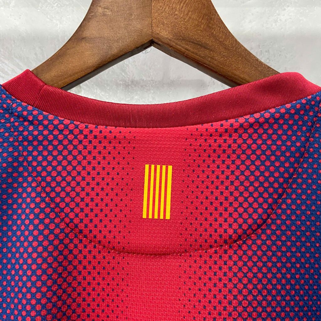 ÁO ĐẤU BARCELONA 2012/13 RETRO HÀNG THÁI SÂN NHÀ ĐỎ PHỐI XANH