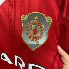 ÁO ĐẤU MANCHESTER UNITED 1998/99 C1 RETRO HÀNG THÁI SÂN NHÀ ĐỎ TAY NGẮN