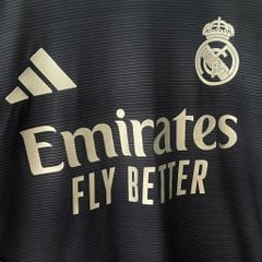 ÁO ĐẤU REAL MADRID 2025/26 HÀNG THÁI SÂN KHÁCH XANH ĐEN PLAYER