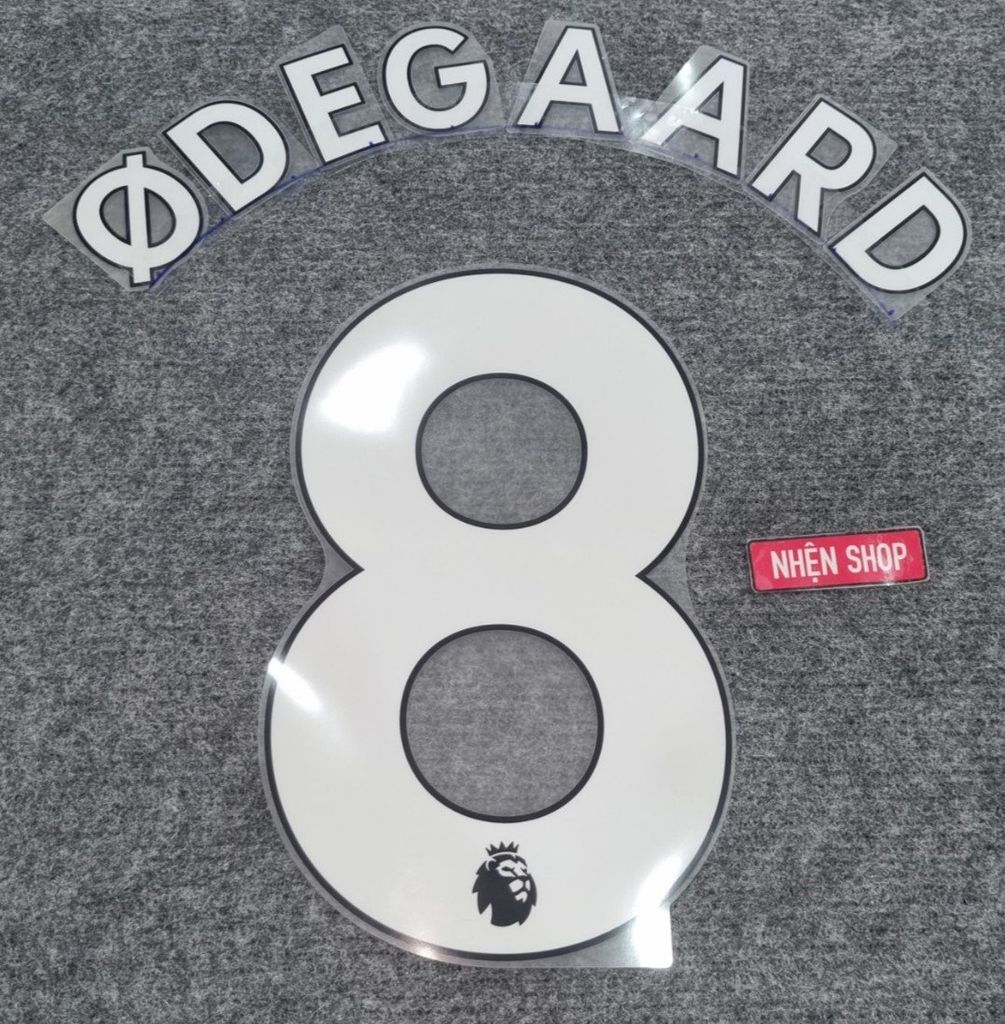 NAMESET ØDEGAARD 8 AUTHENTIC ARSENAL SÂN NHÀ 2021 - 2023 EPL