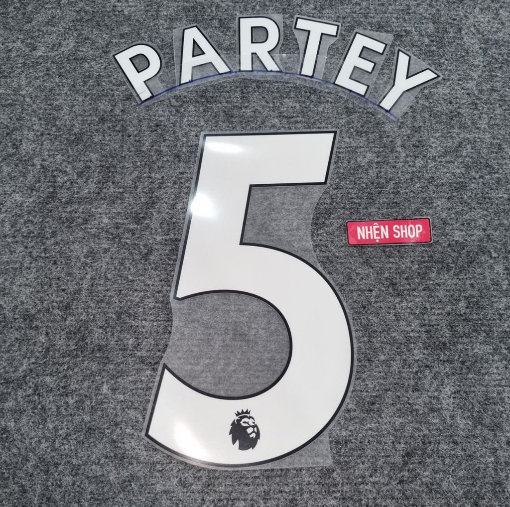 NAMESET PARTEY 5 AUTHENTIC ARSENAL SÂN NHÀ 2020 - 2023 EPL