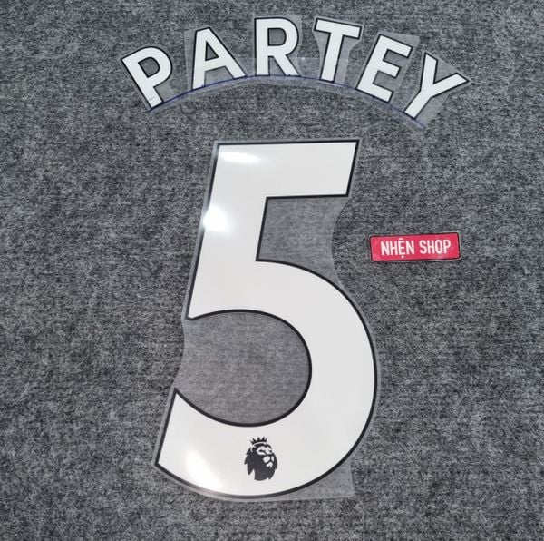 NAMESET PARTEY 5 AUTHENTIC ARSENAL SÂN NHÀ 2020 - 2023 EPL