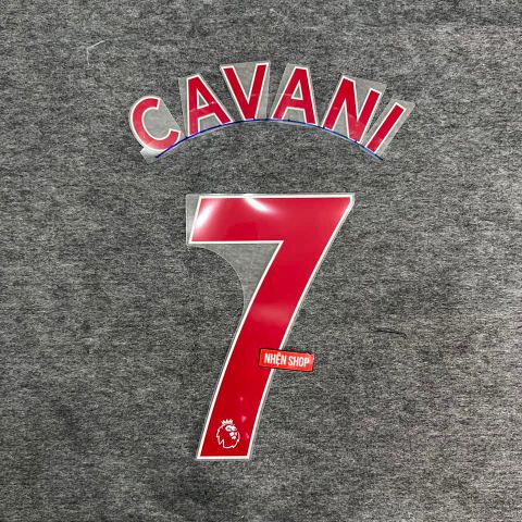 [AUTHENTIC - CHÍNH HÃNG] NAMESET CAVANI #7 EPL MANCHESTER UNITED SÂN KHÁCH THỨ 3 2020-21