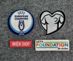 [AUTHENTIC - CHÍNH HÃNG] UEFA Euro 2024 Qualifying Badge Set