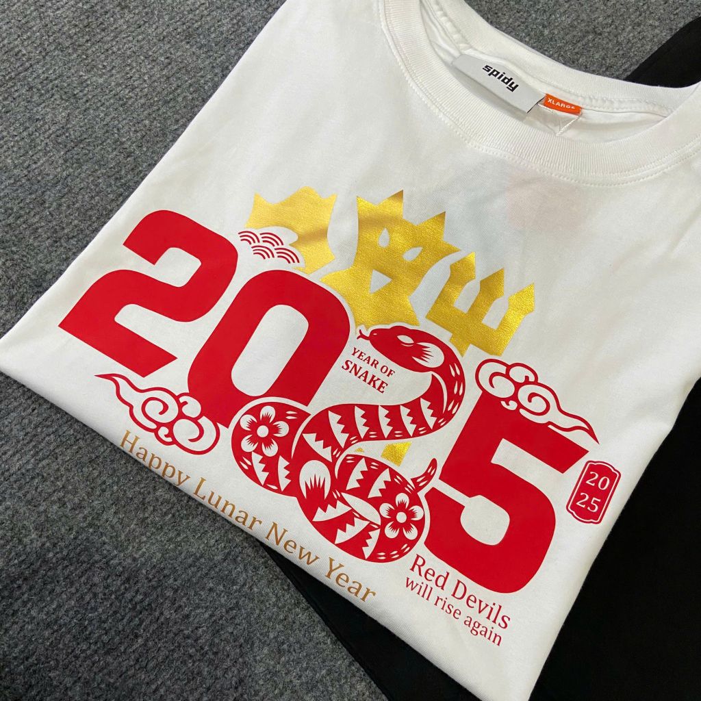 ÁO THUN MU05 - MU TẾT 2025 - FORM OVERSIZE