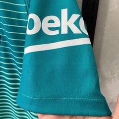 ÁO ĐẤU BARCELONA 2016/17 RETRO HÀNG THÁI SÂN KHÁCH THỨ BA XANH