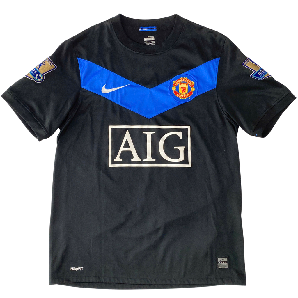 ÁO BÓNG ĐÁ MANCHESTER UNITED 2009/10 CHÍNH HÃNG SÂN KHÁCH FAN ROONEY #10 - S (ÂU)