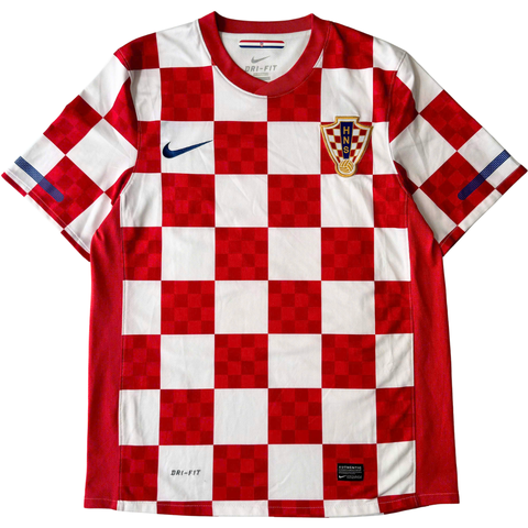 ÁO BÓNG ĐÁ TUYỂN CROATIA 2010/12 CHÍNH HÃNG SÂN NHÀ FAN - M (ÂU)
