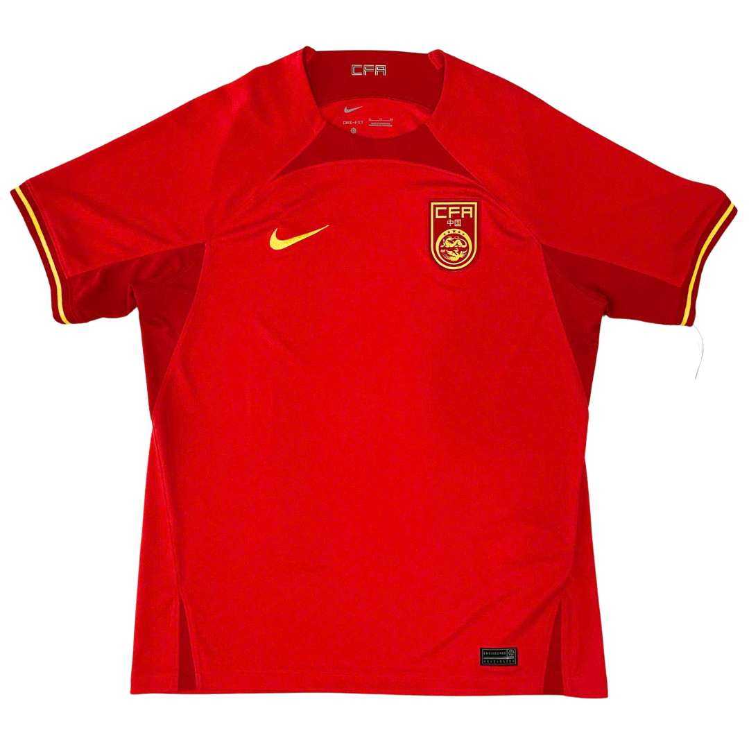 ÁO BÓNG ĐÁ TUYỂN TRUNG QUỐC 2022/23 CHÍNH HÃNG SÂN NHÀ - XL (ÂU)