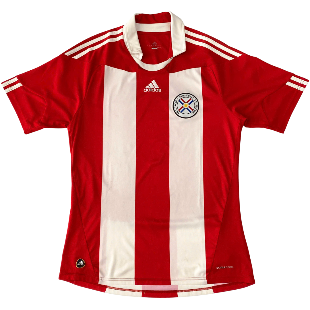 ÁO BÓNG ĐÁ TUYỂN PARAGUAY 2010/12 CHÍNH HÃNG SÂN NHÀ FAN - M (ÂU) - P47038