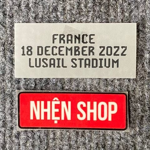 MATCH DETAILS CHUNG KẾT WORLD CUP LUSAIL 2022 AUTHENTIC ARGENTINA 2022 WORLD CUP
