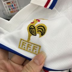 ÁO ĐẤU PHÁP 1998 RETRO HÀNG THÁI SÂN KHÁCH TRẮNG